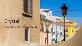  Presentation with metropolitan - Colorful presentation theme enhanced with 7 to 2 5 million backdrop and a  colored foreground