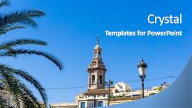  Presentation with street - Slide set having 7 to 2 5 million background and a  colored foreground