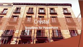  Presentation with street - Slide deck enhanced with 7 to 2 5 million background and a  colored foreground