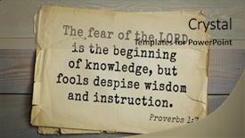  Presentation with bible verses - Cool new presentation design with 700 bible verses from proverb backdrop and a mint green colored foreground