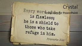  Presentation with bible verses - Presentation design with 700 bible verses from proverb background and a mint green colored foreground