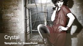  Presentation with 70s disco - Presentation design enhanced with 70s disco - fashion art photo the beautiful background and a tawny brown colored foreground