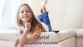  Presentation with old - Beautiful presentation featuring 8 years old child watching backdrop and a coral colored foreground