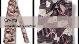  Presentation with old clothes - Amazing slide set having old fashioned clothes backdrop and a light gray colored foreground