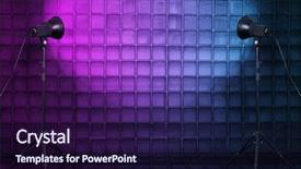  Presentation with 80s disco - Slides enhanced with 80s disco - photo studio in old room background and a wine colored foreground