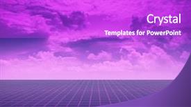  Presentation with 80s retro - Beautiful slide set featuring 80s disco - retro futuristic landscape eighties background backdrop and a purple colored foreground