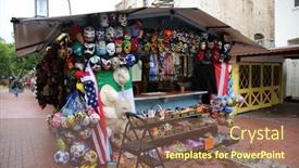  Presentation with historical heritage - Colorful PPT layouts enhanced with 9-2-2018-los-angeles backdrop and a  colored foreground