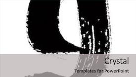  Presentation with black ink - Colorful PPT theme enhanced with 9 - black ink numbers over the white background backdrop and a light gray colored foreground