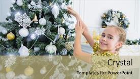  Presentation with apartments - Theme with 9 box - pretty nine year old girl background and a coral colored foreground