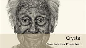  Presentation with fun - Audience pleasing slide deck consisting of 90 s - strinking and fun image backdrop and a soft green colored foreground