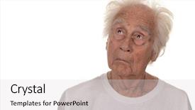  Presentation with fun - Slide deck having 90 s - very nice fun image background and a light gray colored foreground