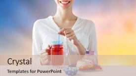  Presentation with independence day - Theme having patriotism and national holidays concept background and a soft green colored foreground