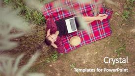  Presentation with cyber stalking computer laptop suffering - Audience pleasing PPT layouts consisting of water communication - young freelancer using a laptop backdrop and a coral colored foreground