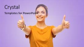  Presentation with ultra - Beautiful theme featuring sign up purple - gesture and people concept backdrop and a light blue colored foreground