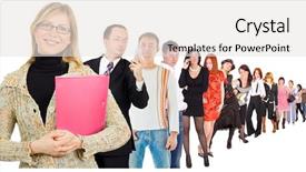  Presentation with portfolio - Beautiful presentation design featuring my career - long line going away backdrop and a sky blue colored foreground