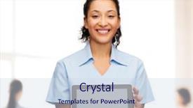  Presentation with healthcare technology - Colorful slide set enhanced with sees the inscription direct marketing backdrop and a ocean colored foreground