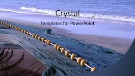  Presentation with fishing net - Presentation consisting of saif - fishing net at a mediterranean background and a  colored foreground