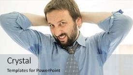  Presentation with pebble under ripple water - Beautiful presentation featuring pressure - man with hyperhidrosis sweating very backdrop and a light blue colored foreground