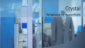  Presentation with sales - Colorful slides enhanced with mens fashion - sales department of modern men's backdrop and a light blue colored foreground