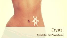  Presentation with sun - Cool new presentation design with young beautiful woman with sun backdrop and a  colored foreground