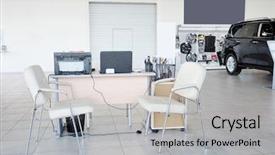  Presentation with car dealer - Slide deck enhanced with a dealer's car background and a light gray colored foreground