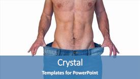  Presentation with jeans denim - PPT layouts with weight - midsection of a man showing background and a  colored foreground