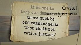  Presentation with top 150 - Theme having must be one commandment 'thou background and a mint green colored foreground