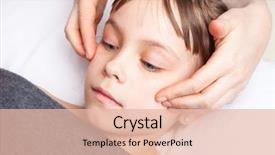  Presentation with physician - Beautiful theme featuring being manipulated by osteopathic manual backdrop and a lemonade colored foreground