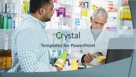  Presentation with barcode - Amazing theme having product's barcode while customer backdrop and a sky blue colored foreground