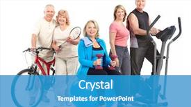  Presentation with healthy lifestyle - Presentation having math - works on technology science background and a ocean colored foreground.