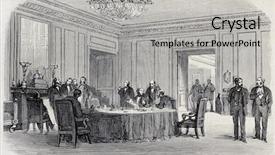  Presentation with bourbon - Presentation theme with published on l'illustration journal background and a light gray colored foreground