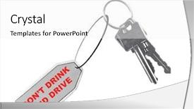  Presentation with saying - Beautiful presentation theme featuring fob saying don't drink backdrop and a  colored foreground