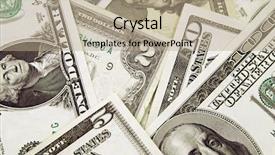  Presentation with united states treasury and tax - Audience pleasing presentation consisting of a 1 dollar bill backdrop and a coral colored foreground