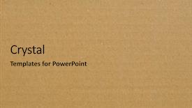  Presentation with corrugated cardboard - Presentation theme having a background soft pastel background and a coral colored foreground