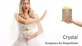  Presentation with crisp - Presentation theme enhanced with a bag of crisp background and a white colored foreground