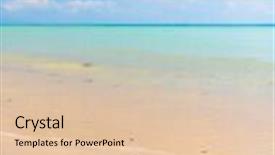  Presentation with heaven - Slides consisting of a beach dropped from heaven background and a lemonade colored foreground