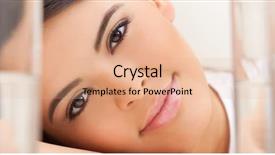  Presentation with latina - Slides having a beautiful young latina background and a  colored foreground