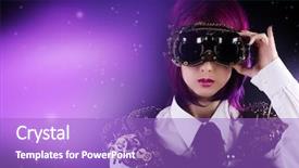  Presentation with stylized - Audience pleasing slide deck consisting of a black background anime backdrop and a light blue colored foreground