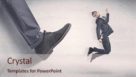  Presentation with shoe - Audience pleasing presentation consisting of  backdrop and a  colored foreground