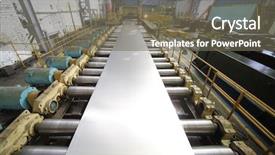  Presentation with machine - Amazing PPT theme having irish setter runs across the fieldselective focus on the dog backdrop and a violet colored foreground