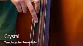  Presentation with business plan blue - Slide set featuring a blue grass band background and a wine colored foreground