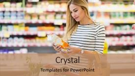  Presentation with orange juice - Cool new theme with a bottle of orange backdrop and a coral colored foreground