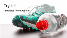  Presentation with water bottle - Cool new PPT theme with a bottle of water backdrop and a white colored foreground