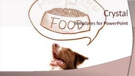  Presentation with creative thinking - Slide deck with a bowl of food background and a lemonade colored foreground