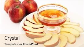  Presentation with jewish - Amazing PPT layouts having a bowl of honey backdrop and a blonde colored foreground