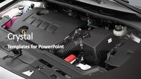  Presentation with brand - Cool new presentation design with a brand new car backdrop and a dark gray colored foreground