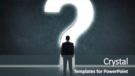  Presentation with quiz - Audience pleasing presentation theme consisting of a bright question mark backdrop and a  colored foreground