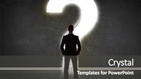  Presentation with quiz - Beautiful PPT layouts featuring a bright question mark backdrop and a  colored foreground