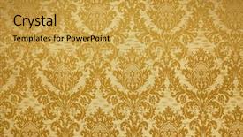  Presentation with bright - Cool new slides with a bright vintage wallpaper backdrop and a yellow colored foreground