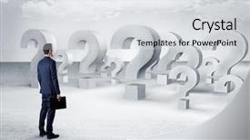  Presentation with bunch - Slide set consisting of bunch of question mark background and a light gray colored foreground